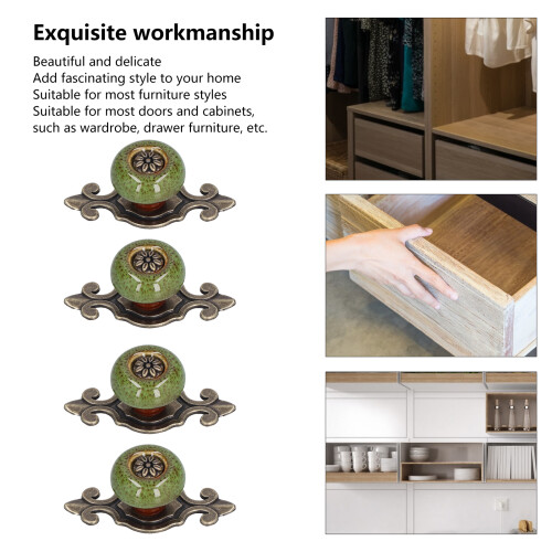 Modern Zinc Alloy Cabinet Knobs 4 Pack 1