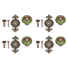 Set of 4 Zinc Alloy Door Handles