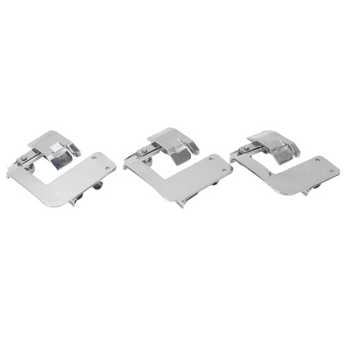 3-fach Rollsaum-Nähfuß Edelstahl Set 2