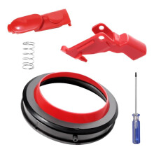 Für V11 Staubsauger-Ersatzteilset mit Dichtungsring, Clip-Verriegelung, Entriegelungsschalter, Schraubendreher