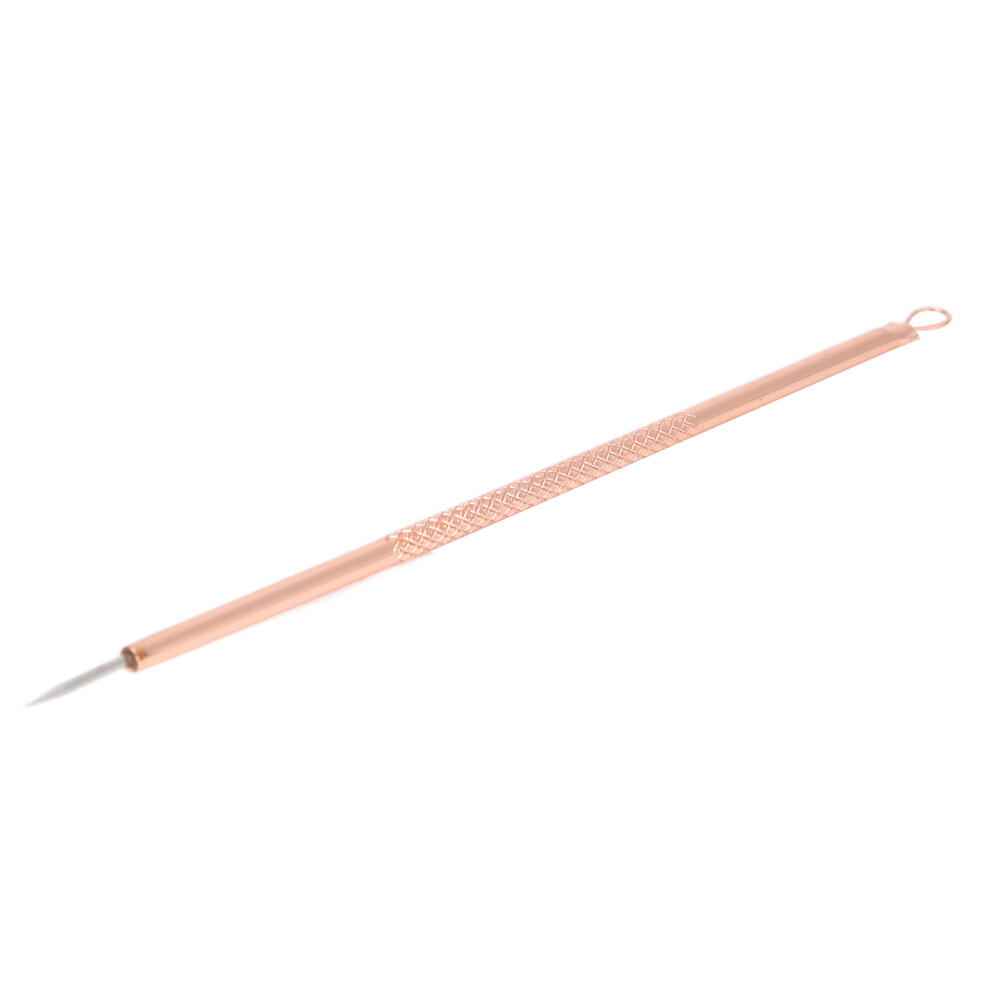 Gold Stainless Steel Blackhead Pimple Extractor Tool For Acne, 1.2Mm