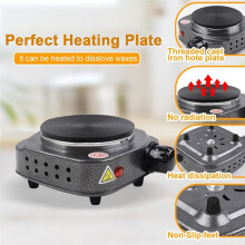 Candle Making Kit with Hot Plate for Candle Making, Candle Making Kit for Beginners with Melting Pot US Plug