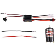 550 Brushed Motor Waterproof ESC 320A Speed Control Combination Set for 1/10 RC Car Crawler Axial SCX10 29T