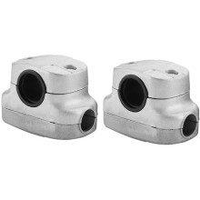 2 PeçAs Lawn Mower Universal Handle Clamp BraçAdeira de Suporte Fixo para 26Mm 28Mm Trimmer Brush Cutter Tubo Cortador