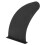 Longboard Surf Fin 11in PVC Black Fixed Socket Centre Stabilizer Paddle Gear 15