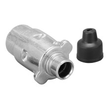 Langlebiger 7-poliger Metallstecker 12N 12V Gummi für Anhänger Caravan Boote Trucks AU
