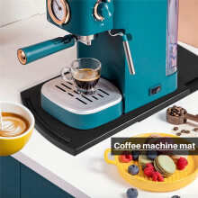 Tapis de Plateau à Café Coulissant pour Évier de Cuisine, Équipement Sous Armoire, Machine à Café, Rangement à Glissière Mobile