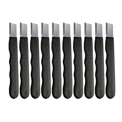 Portable Quick Sharpener for Garden Tools, Multipurpose Blade Sharpener for Lawnmower, Knife,Axe (10-Pack, Black) 1