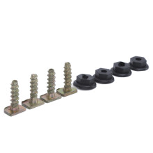 Wheel Arch Cover Clips with Screws 12290 for Vauxhall Corsa Front Trim