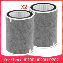 2PCS Filter Element for HP200 HP201 HP202 Air Purifier Accessories Replacement Parts 99.98% Efficiency