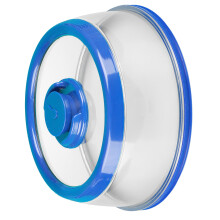 Vacuum Food Plate Cover with FreshnessKeeping Film, Blue, 25x25x9.5cm
