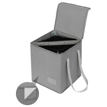 Clothes Hanger Organizer Bag-Hanger Storage Containers with Lid for Dustproof, Hanger Holder, Hanger Caddys Organizer
