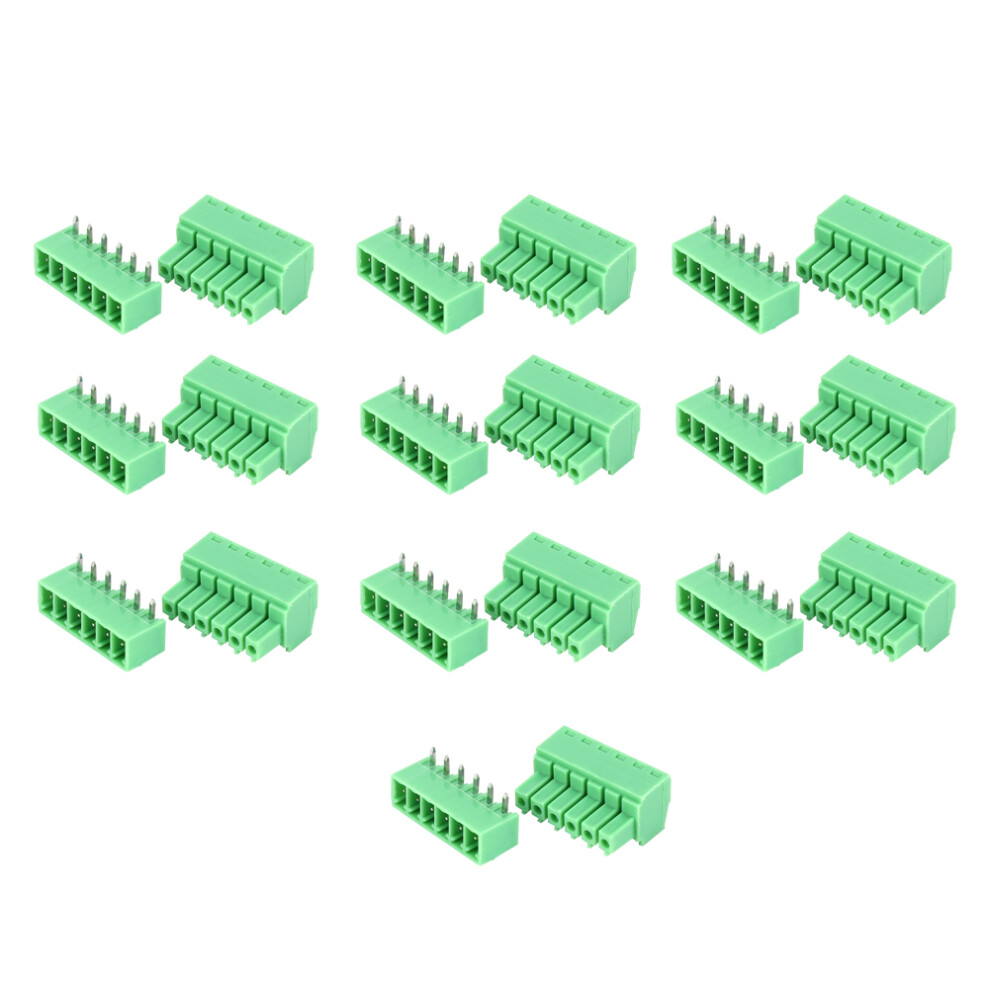 Pluggable Pcb Terminal Block For Industrial Electronics, Flame Retardant Phoenix Type Connector With Easy Installation Features, 6Pin3.81mm Pitch 9557311649769