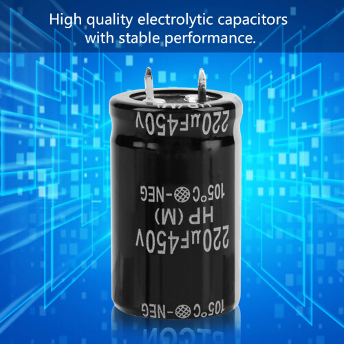 Stable Performance Capacitor Module, Axial Electrolytic Replacement for High Voltage Systems, High Quality450V220uF Radial Electrolytic with Low 2