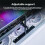 Computer  Card Holder Sliding Adjustable GPU Brace Video Card Holder for Computer Component GPU Stand Black 6