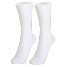 2pzs Molde de monitor de edias calcetin del pie de mujer Maniqui de media corta