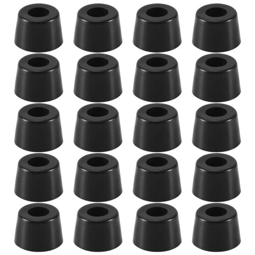 Rubber Anti Vibration Isolator Absorber Base Foot Pad 20Pcs Black