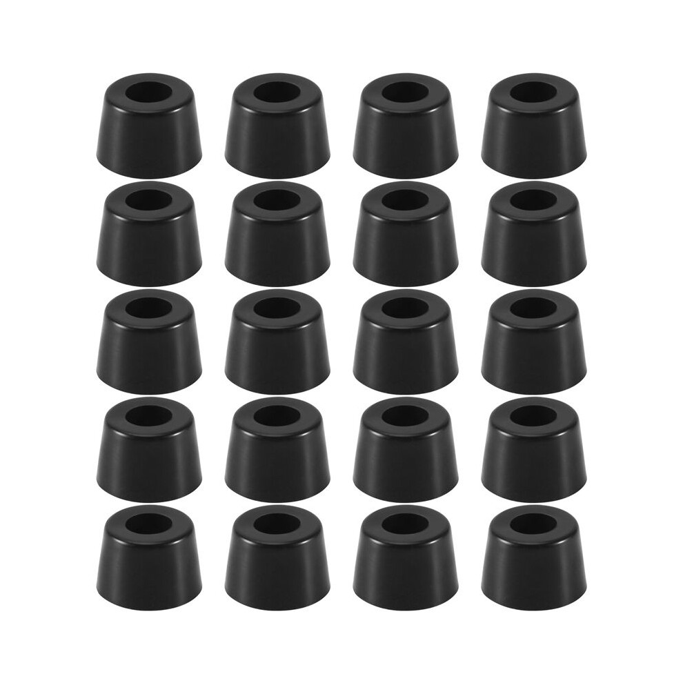 Rubber Anti Vibration Isolator Absorber Base Foot Pad 20Pcs Black 6031406169248