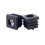 Square Tubing Pipe End Caps Insert Plugs M8 Thread 20x20mm 20Pcs Black 3