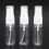 50-pack Empty Clear Plastic Fine Mist Spray Bottles with Microfiber Cleaning Cloth, 20ml Refillable Container Perfect for Cleaning Solutions, Oils, 2