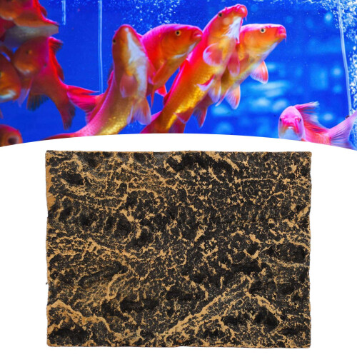 High Simulation Reptile Background PU Climbing Board Tank Decor 17.5x13cm