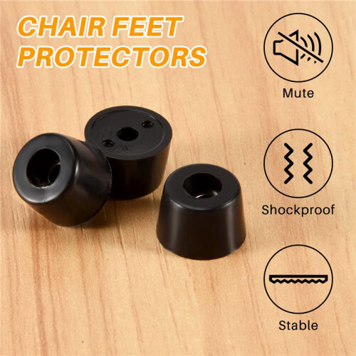 Rubber Anti Vibration Isolator Absorber Base Foot Pad 20Pcs Black 1