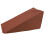 Arm Relief Wedge Pillow Brown Leather Sponge Core 9