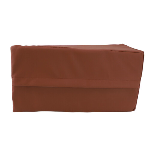 Arm Relief Wedge Pillow Brown Leather Sponge Core 1