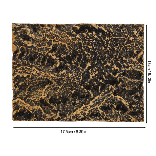 High Simulation Reptile Background PU Climbing Board Tank Decor 17.5x13cm 1
