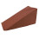 Arm Relief Wedge Pillow Brown Leather Sponge Core 17