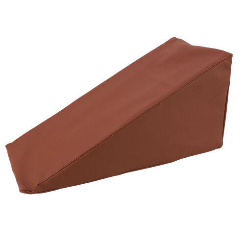 Arm Relief Wedge Pillow Brown Leather Sponge Core 2