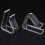 4 Pieces Picnic Clips, Spring Tablecloths Tablecloth Clip, Transparent 9