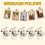 5Pcs Fridge Magnet Clips Message Note Holder Grip Magnetic Home Office Metal 4
