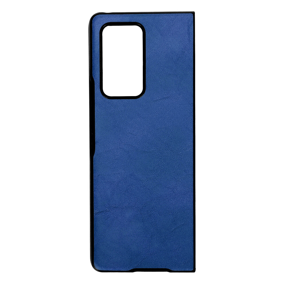 Samsung Galaxy Z Fold 2 Leather Case Protective Anti Fall Cover Blue 6931387747438