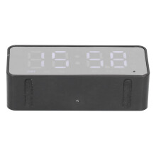 G50 Bluetooth Alarm Clock with Wireless Speaker & MP3 Player Black Office