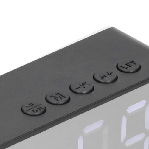 G50 Bluetooth Alarm Clock with Wireless Speaker & MP3 Player Black Office 2