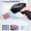 Wired Laser Barcode Scanner X-9100S, USB, Fast, Accurate, Handheld 9
