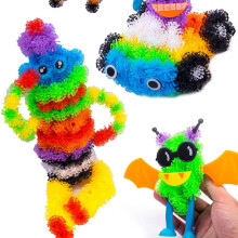Kinder Lernspiel Sticky Balls Spielzeug für Kinder ab 3 Jahren DIY Dornen-Bausteine Set