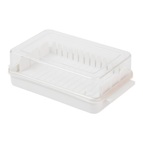 Plastic Butter Cutter Box with Lid, 120g Storage Container for Refrigerator 1