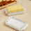 Plastic Butter Cutter Box with Lid, 120g, PP Storage Container 11