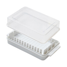 Scatola portaburro con coperchio, plastica PP, mantiene il burro fresco, 120g