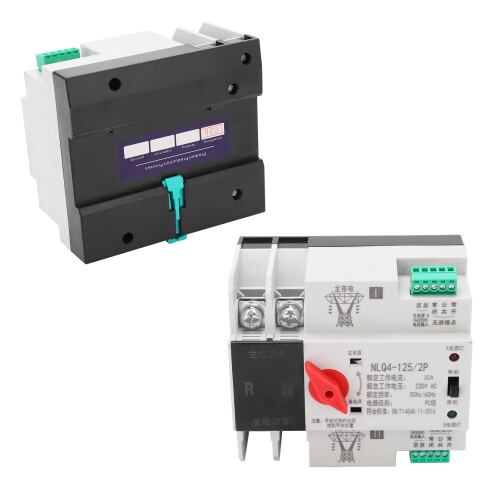 DIN Rail Automatic Transfer Switch 2P 230V Uninterruptible Power Supply 2