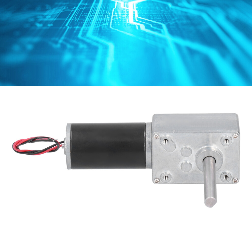 Dc 12V Worm Gear Motor 16Rpm Self-Locking Gearbox Reducer, 8X51mm 5001387748337