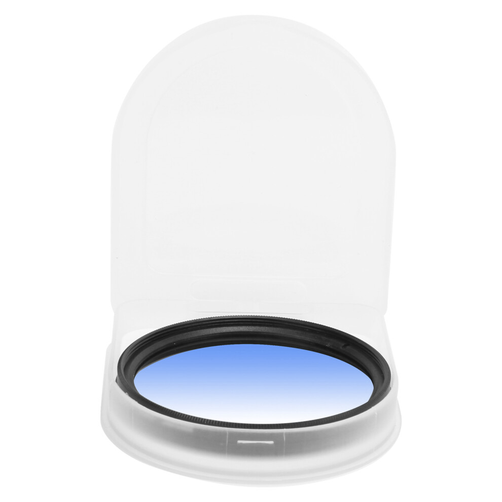 58Mm Gradient Filter With Multilayer Coating Waterproof For Cameras Blue 6931387748671