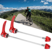 Bolany Fahrrad-Nabenklemme Schnellspanner 100mm Hinterrad aus Aluminiumlegierung Rot