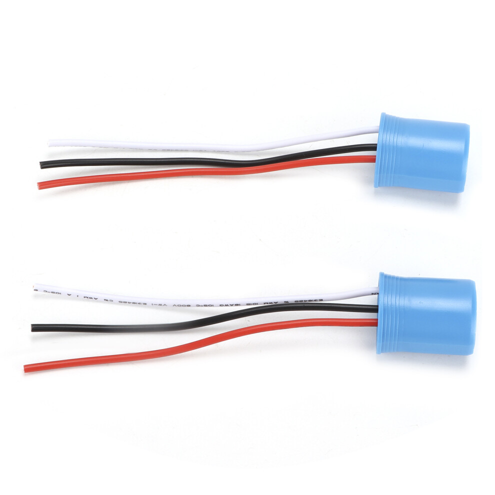 2Pcs Male Socket Wire Harness Adapter For Car Headlights Fog Lights 9441391515987