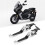 Silver CNC Levers for ADV150 Motorcycle 11