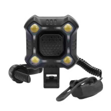 Rechargeable Bikes Bell Loud Horn Warning Safety Electric Ring Bicycle Handlebar Light with Bell Cycling Accessories A