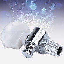 Cheville d'accordage pour banjo BZ-01, cylindrique, engrenage 10:1, blanc