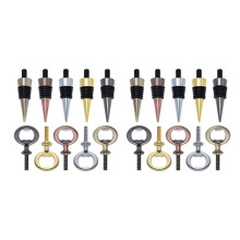 20 Peças Abridor de Garrafas de Metal e Rolha de Vinho em Branco de Aço Inoxidável Plano Abridor de Garrafas InserçõEs Kit Abridor de Cerveja